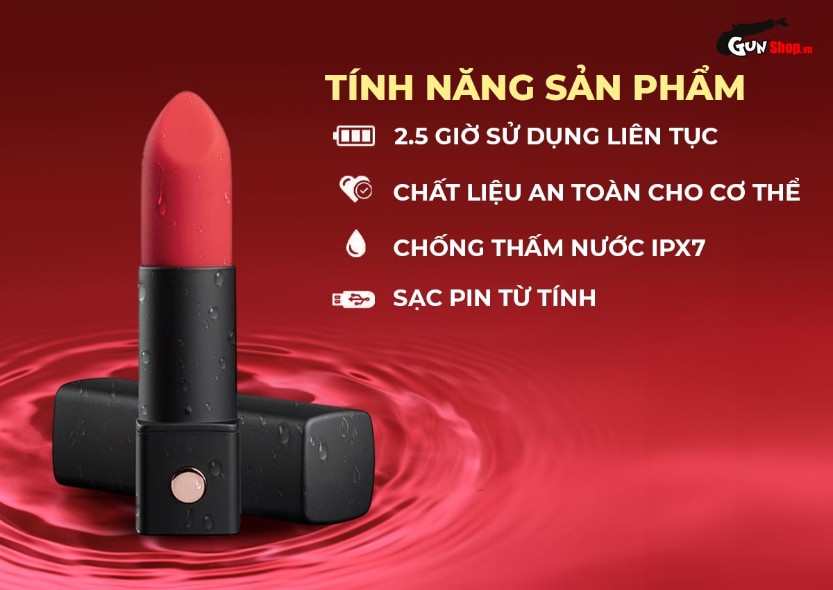 Trứng rung Lovense Exomoon thỏi son cao cấp kích thích mạnh