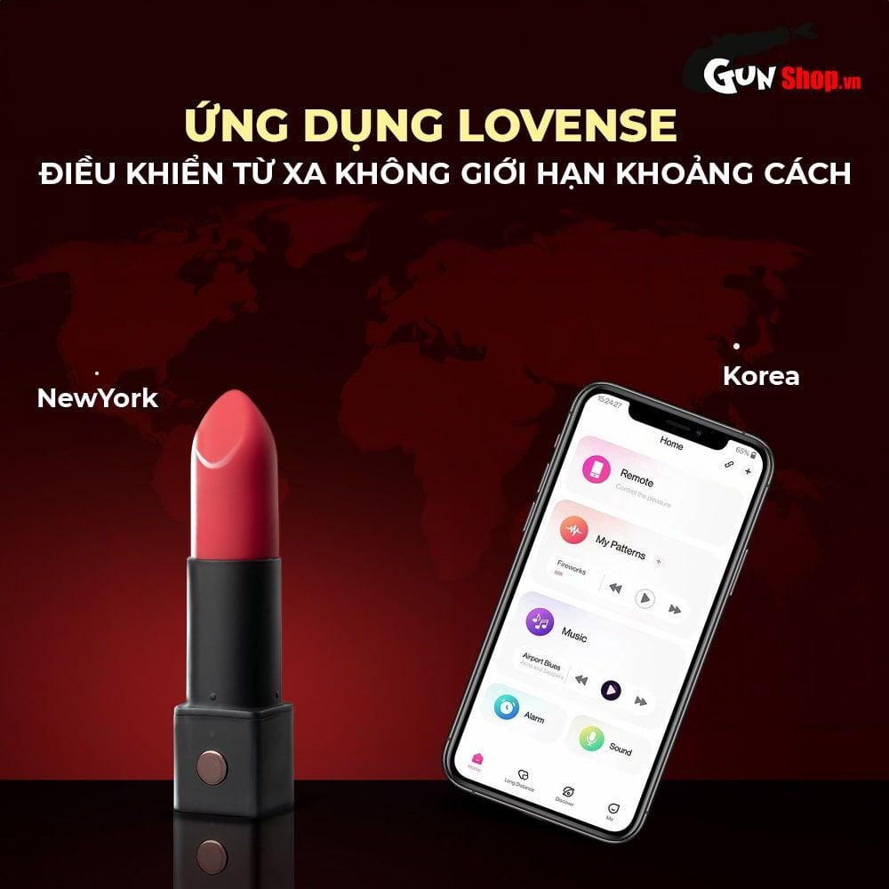 Trứng rung son Lovense Exomoon đa chế độ rung ngụy trang kín đáo