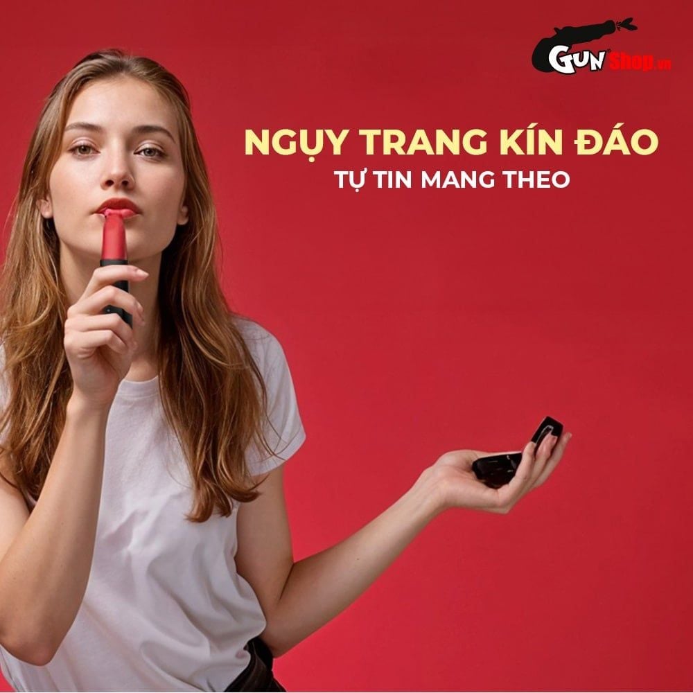 Trứng rung son Lovense Exomoon đa chế độ rung ngụy trang kín đáo