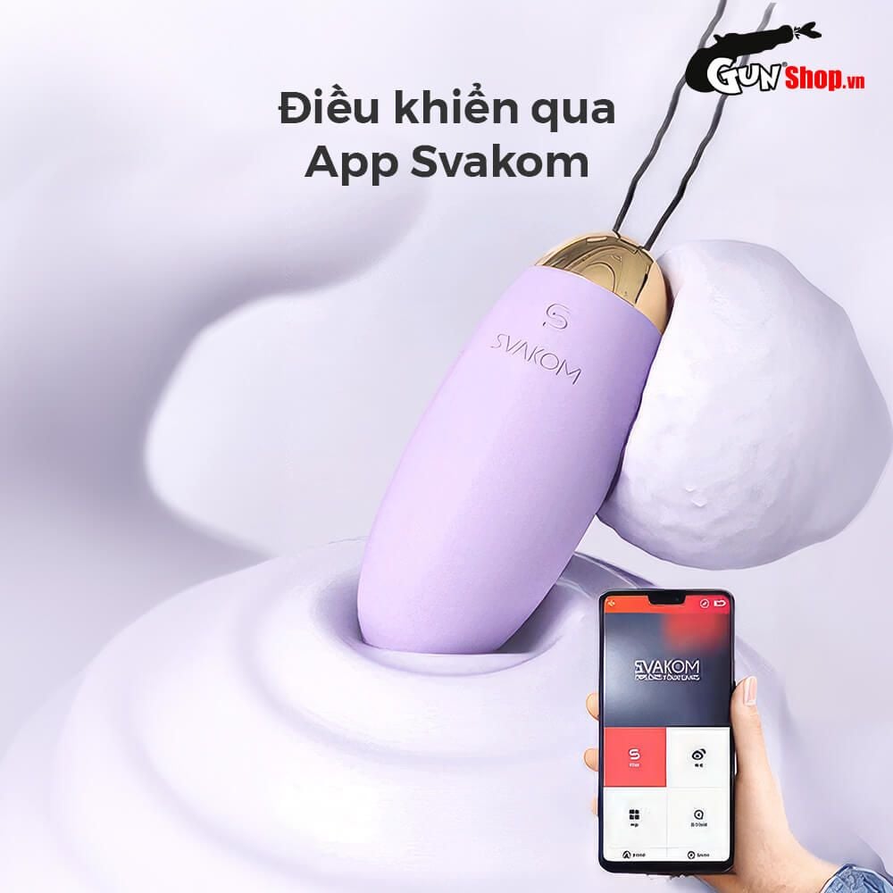 Trứng rung Svakom Elva điều khiển App kích thích điểm G