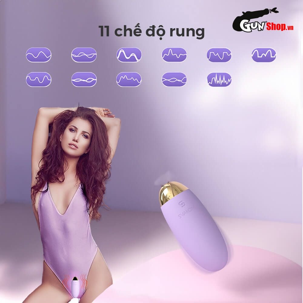 Trứng rung Svakom Elva điều khiển App kích thích điểm G