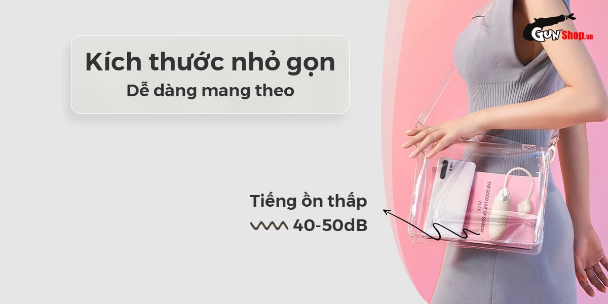 Trứng rung Svakom Aravinda chính hãng Điều khiển qua app Tặng quà ý nghĩa
