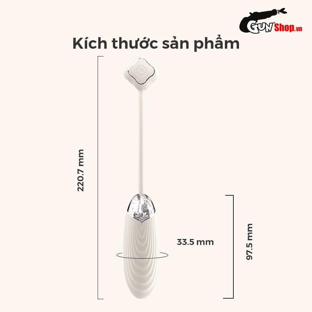 Trứng rung Svakom Aravinda hoa sen kích thích đa tần số rung nữ