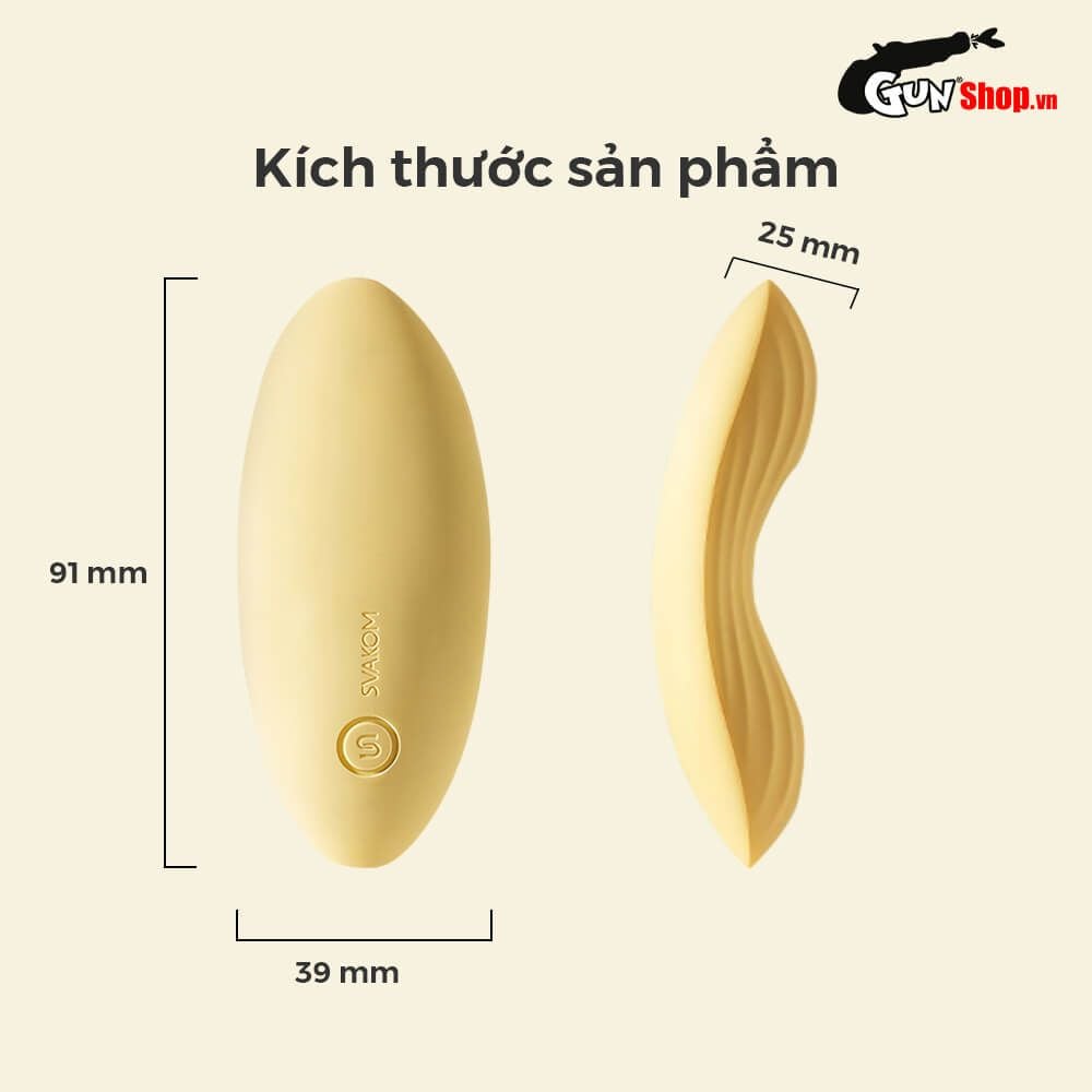 Trứng rung Svakom Echo Neo điều khiển từ xa cao cấp khoái cảm đa dạng