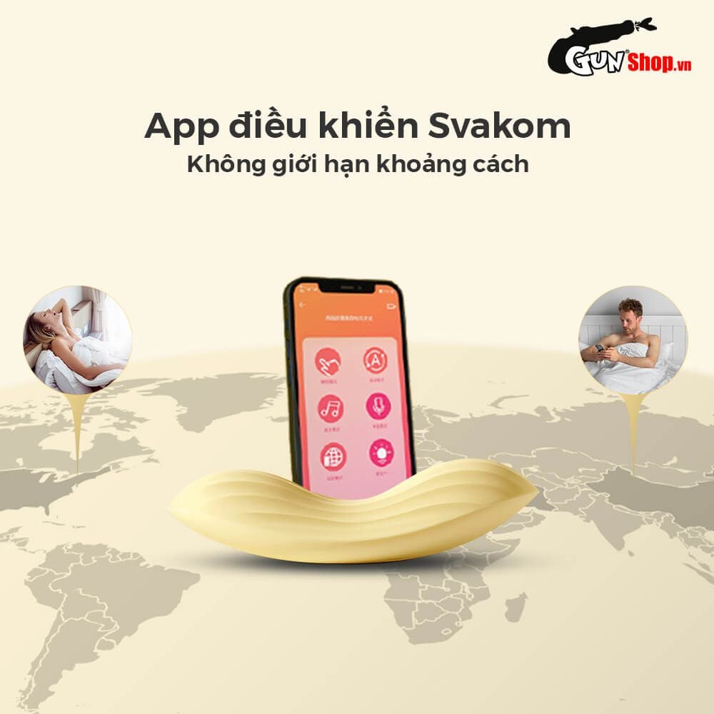 Trứng rung Svakom Echo Neo điều khiển từ xa cao cấp khoái cảm đa dạng