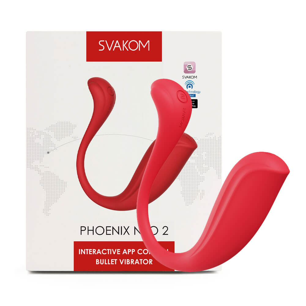 Trứng rung Svakom Phoenix Neo 2 11 chế độ rung nhánh đôi tăng khoái 