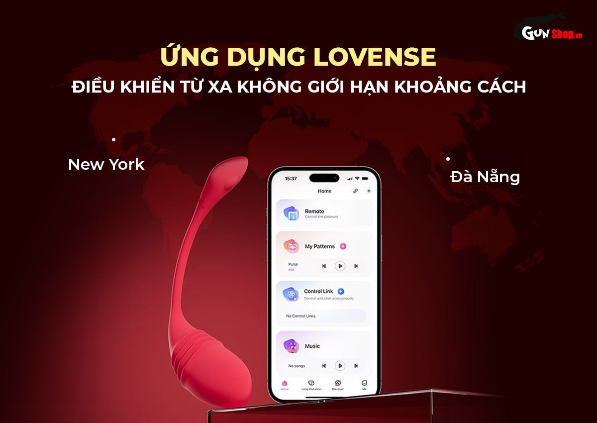 Trứng rung Lovense Vulse cao cấp rung thụt thông minh Trứng rung Lovense Vulse cao cấp rung thụt thông minh