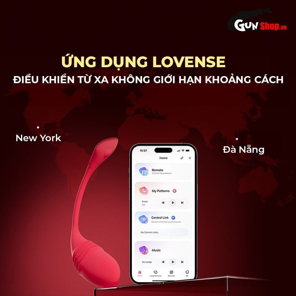 Trứng rung Lovense Vulse điều khiển từ xa đa chế độ rung