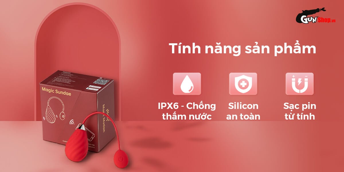 Magic Motion Sundae Compact Egg Vibrator 10 Speeds