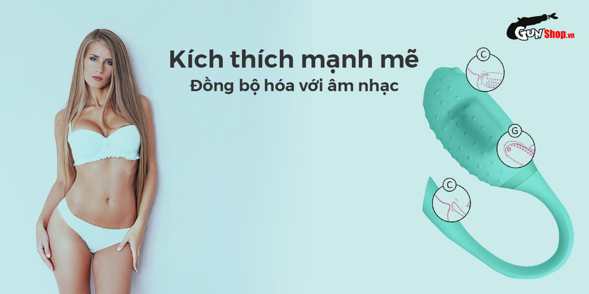 Trứng rung Magic Motion Fugu kết nối Bluetooth điều khiển ứng dụng điện thoại