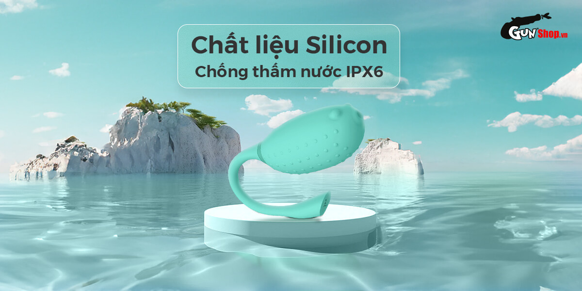 Trứng rung Magic Motion Fugu kết nối Bluetooth điều khiển ứng dụng điện thoại