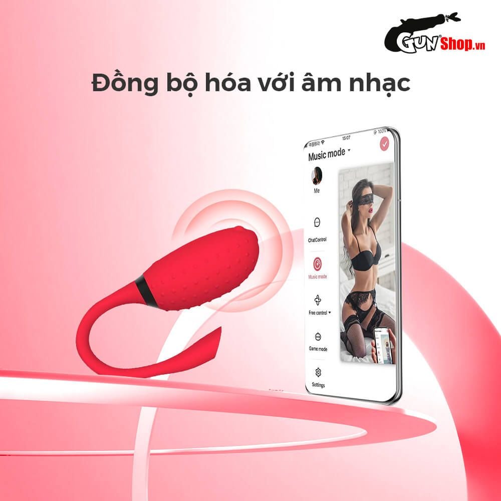 Trứng Rung Magic Motion Fugu Đỏ Silicon Y Tế An Toàn