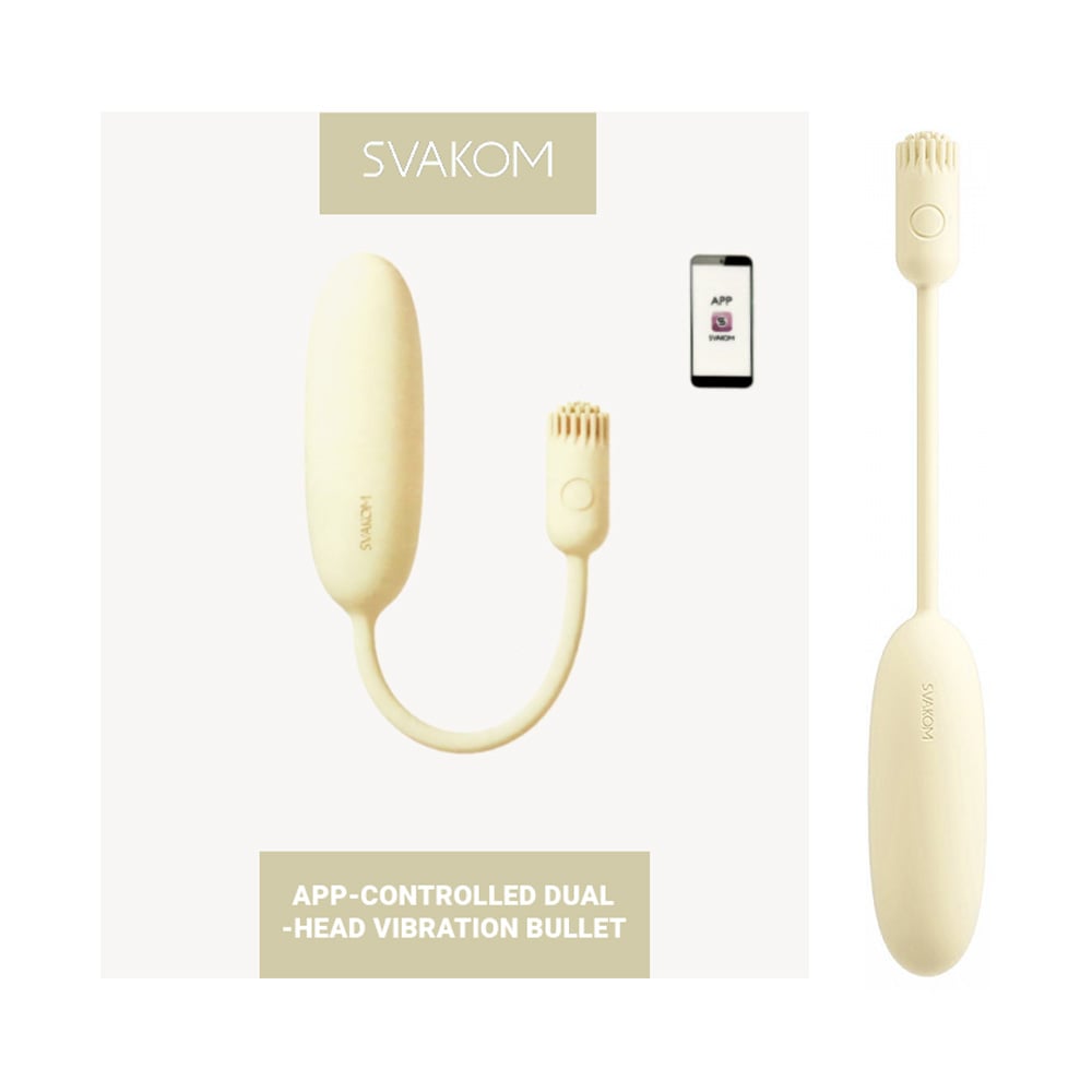 Trứng Rung Svakom Shimmer Điều Khiển App Kích Thích Đa Điểm 