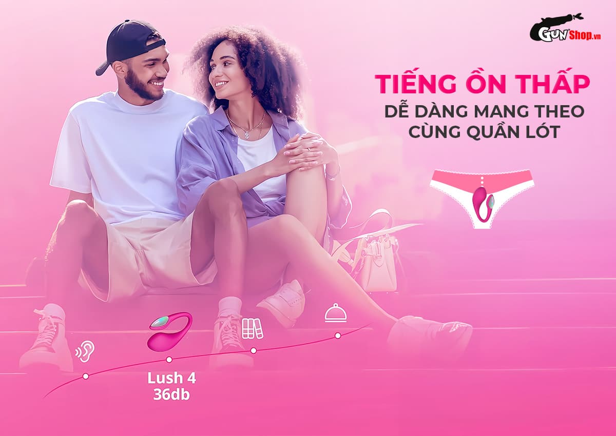 Trứng rung Lovense Lush 4 chất lượng cao, cảm giác mạnh mẽ