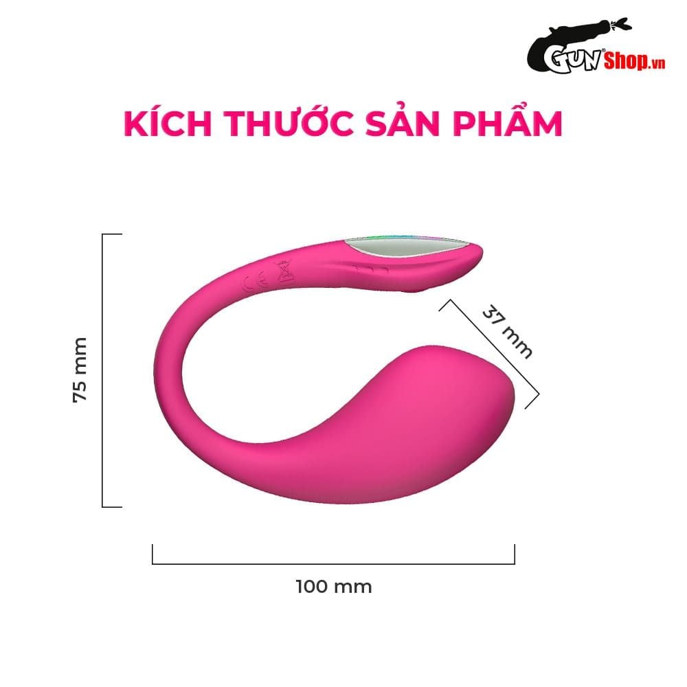 Trứng rung tình yêu Lovense Lush 4 kết nối Bluetooth bền