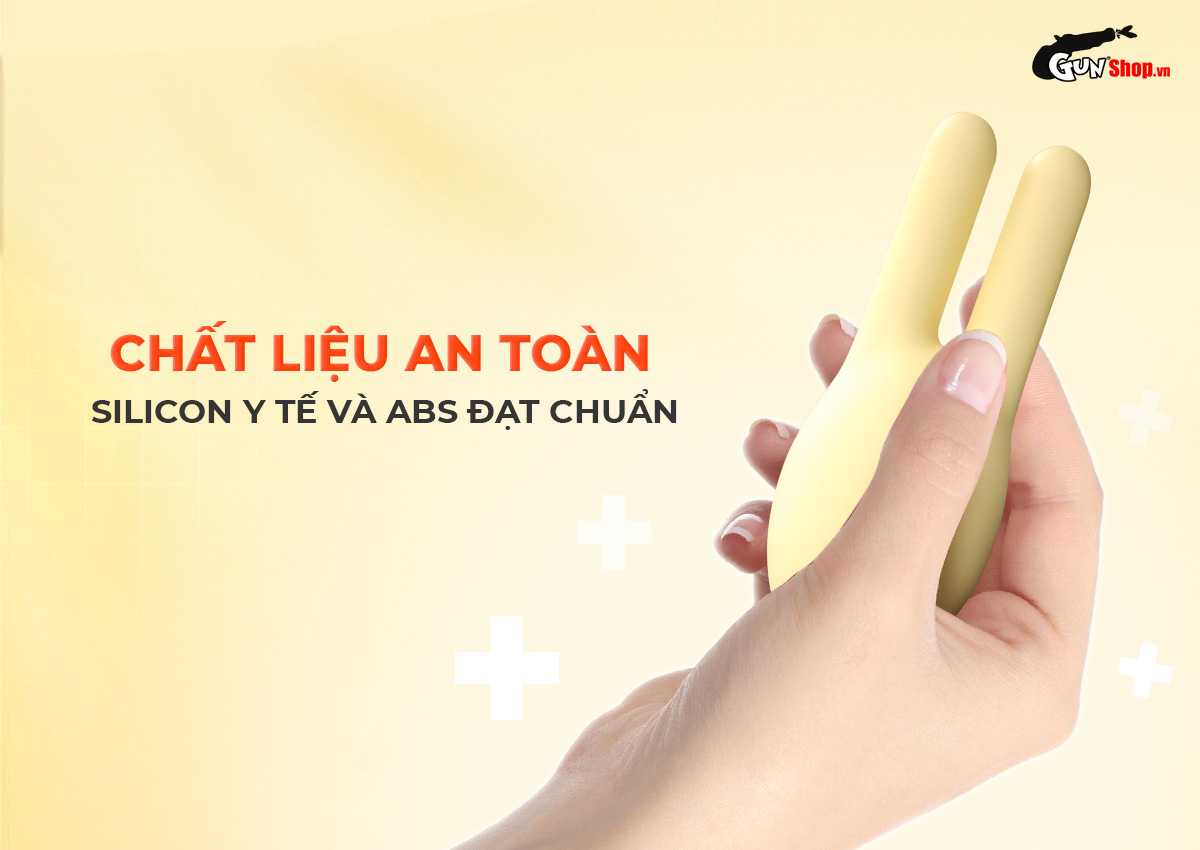 Trứng rung Shelly Bunny sang trọng kích thích cực mạnh