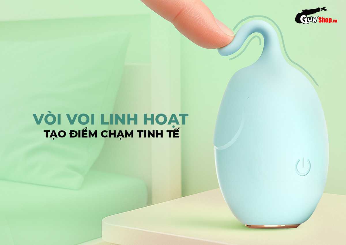 Trứng rung hình voi Shelly dễ thương mini