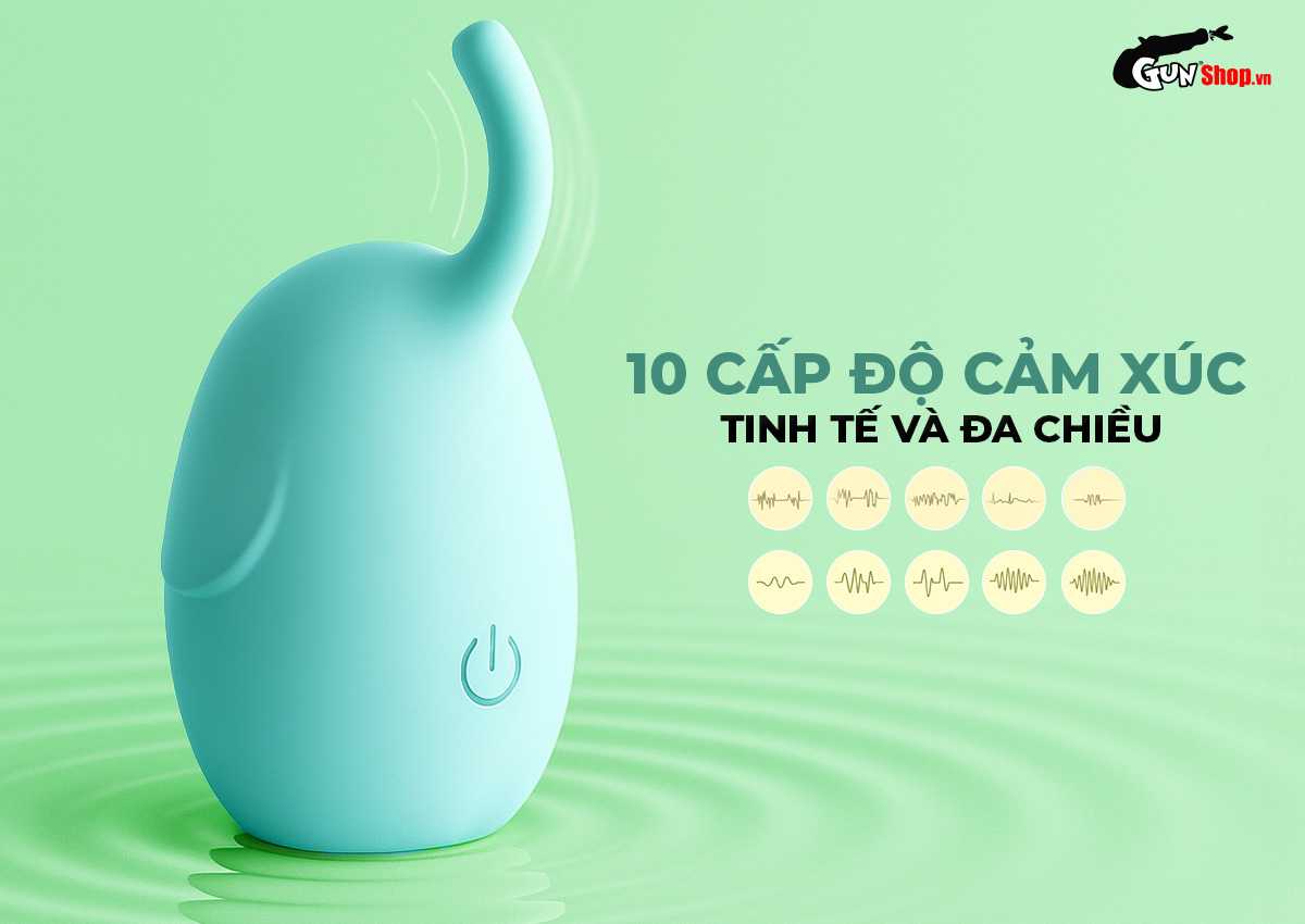 Trứng rung hình voi Shelly dễ thương mini