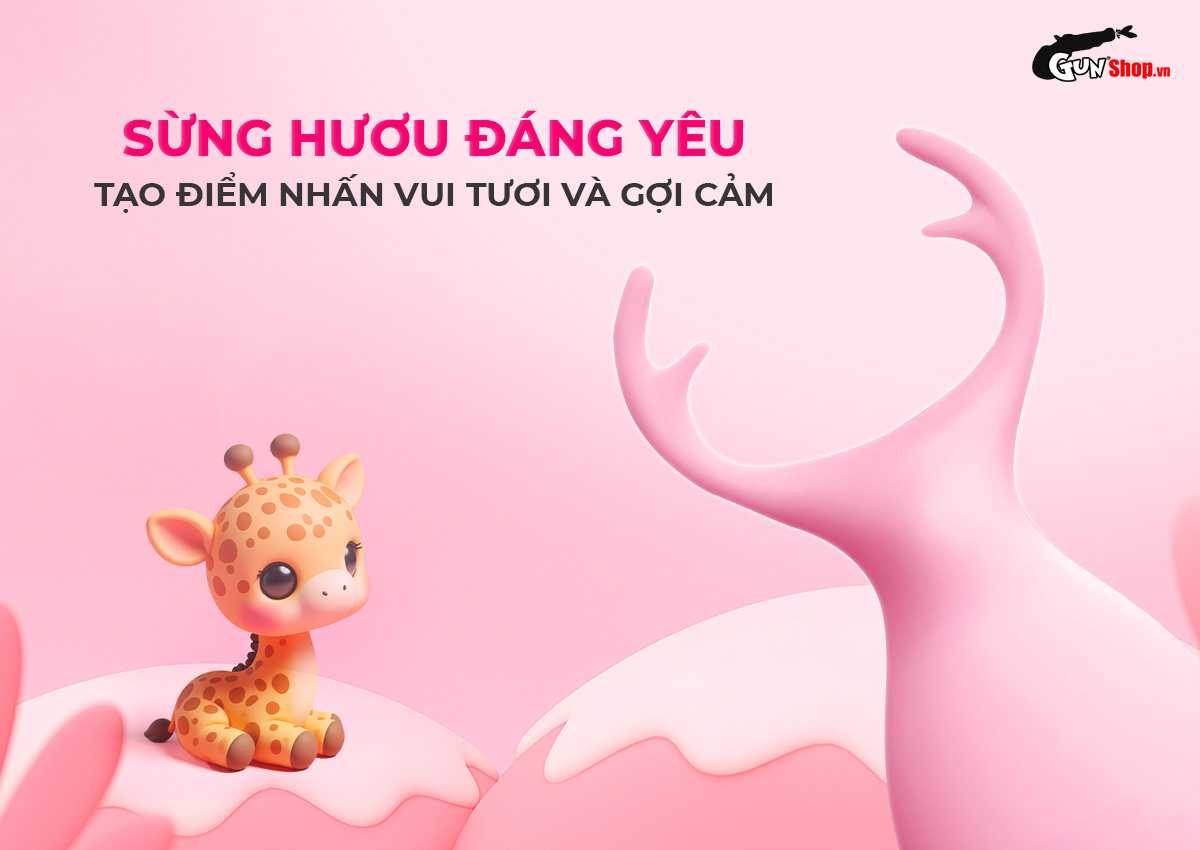 Trứng rung Shelly hình hươu cao cổ 10 chế độ rung đa điểm kích thích Trứng rung Shelly hình hươu cao cổ 10 chế độ rung đa điểm kích thích