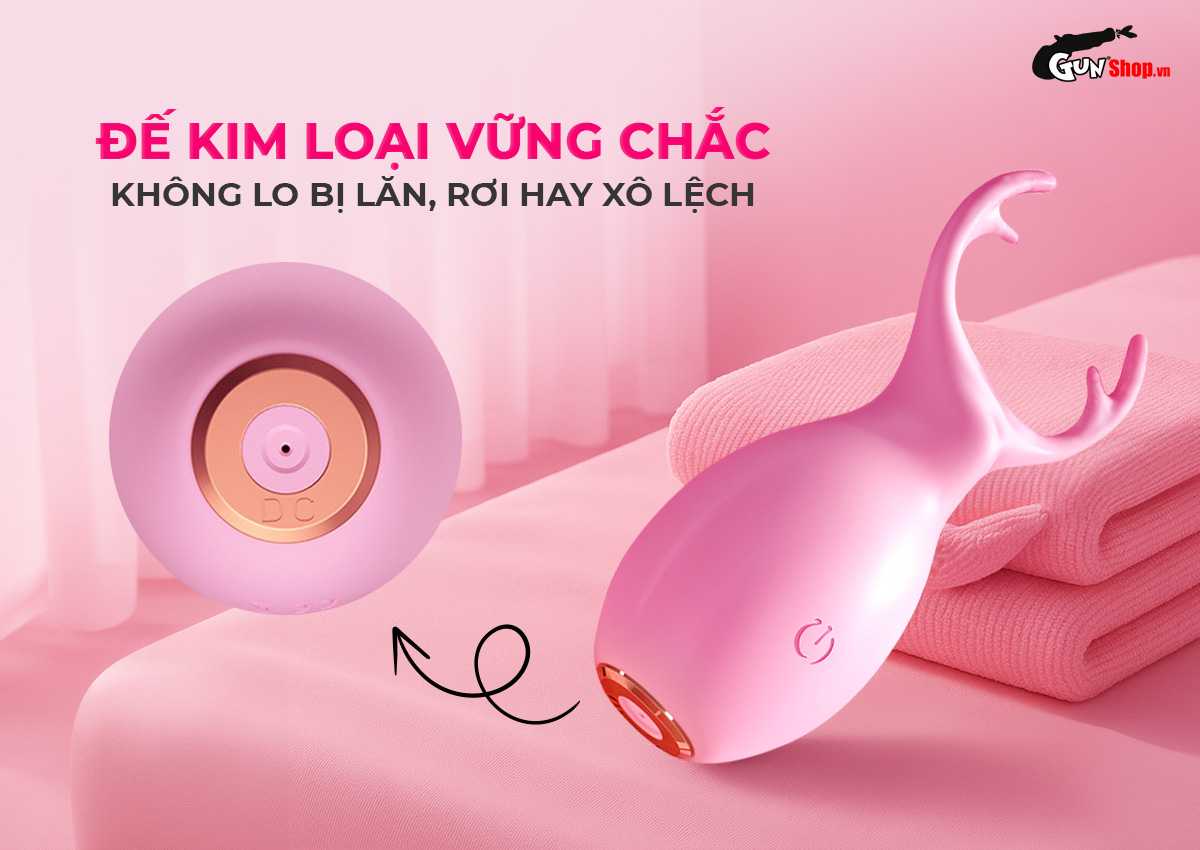 Trứng rung Shelly hình hươu cao cổ 10 chế độ rung đa điểm kích thích Trứng rung Shelly hình hươu cao cổ 10 chế độ rung đa điểm kích thích