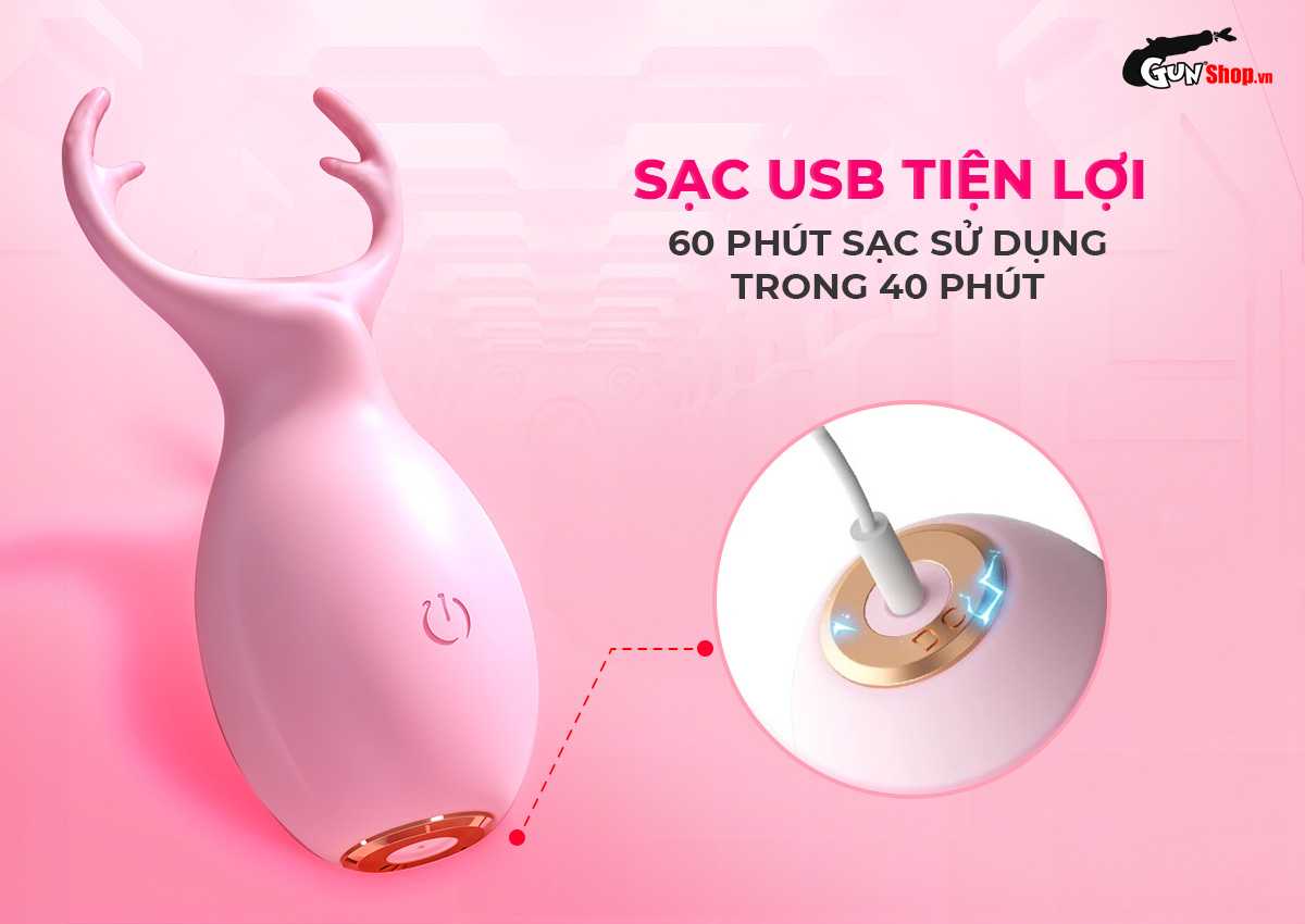 Trứng rung Shelly hình hươu cao cổ 10 chế độ rung đa điểm kích thích Trứng rung Shelly hình hươu cao cổ 10 chế độ rung đa điểm kích thích