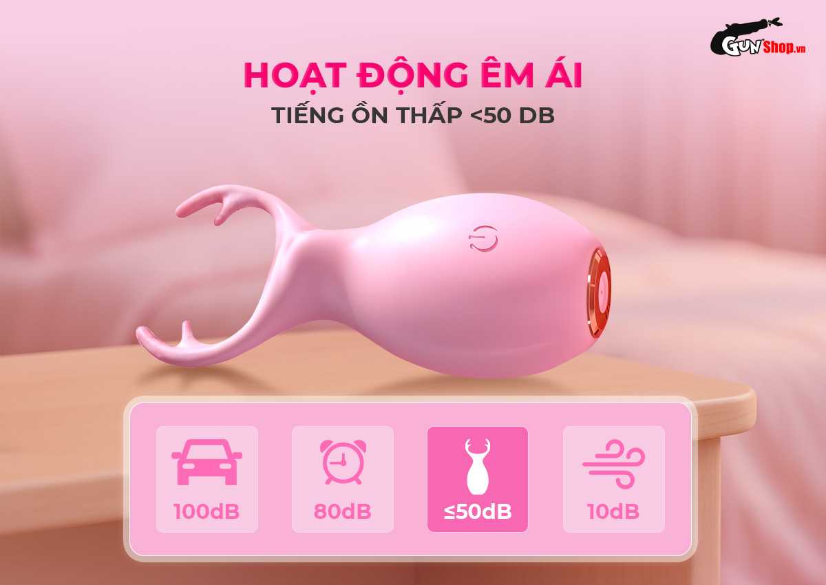 Trứng rung Shelly hình hươu cao cổ 10 chế độ rung đa điểm kích thích Trứng rung Shelly hình hươu cao cổ 10 chế độ rung đa điểm kích thích