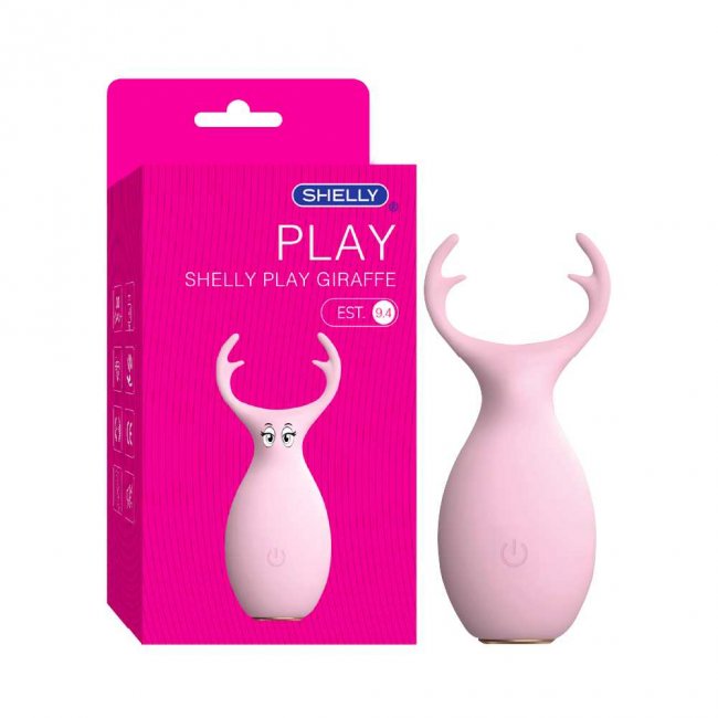 Trứng rung hình hươu Shelly Play Giraffe nhỏ gọn, dễ dùng, rung nhẹ nhàng 