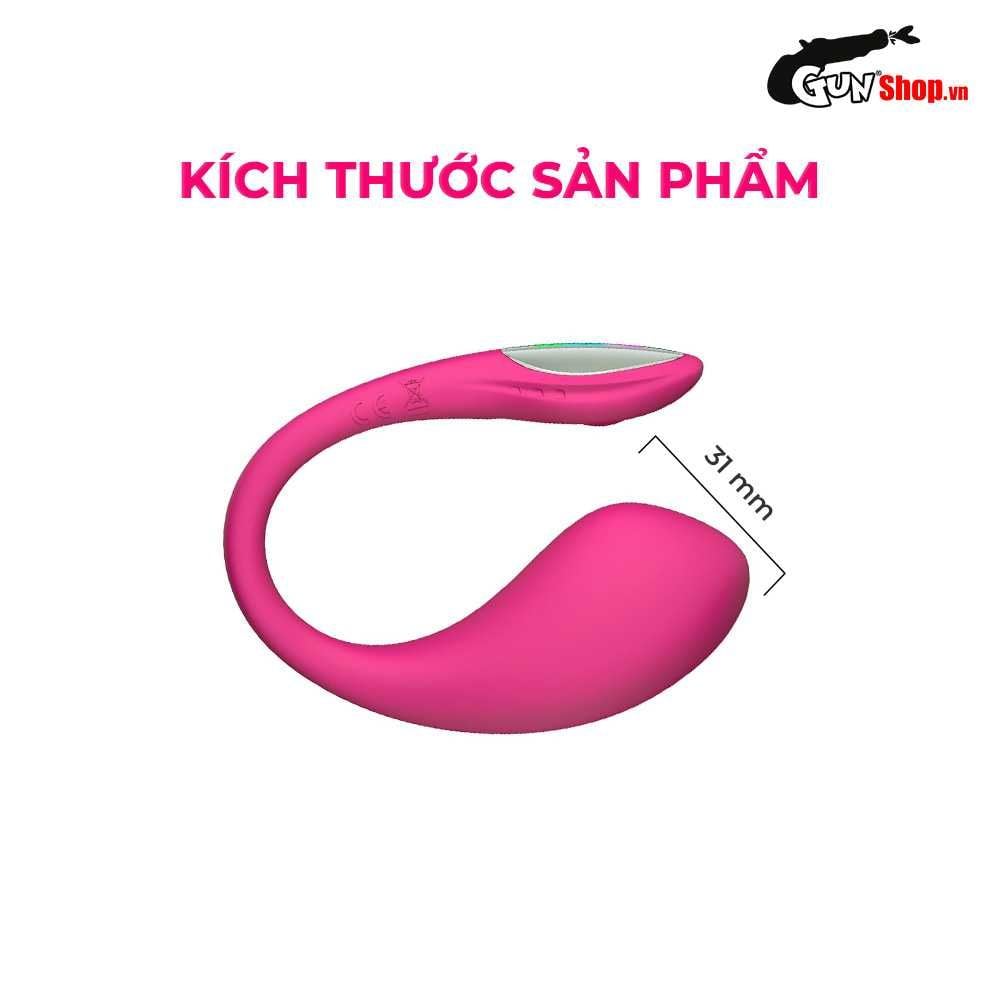 Trứng rung Lovense Lush Mini nhỏ gọn mạnh mẽ dễ dàng mang theo mọi nơi
