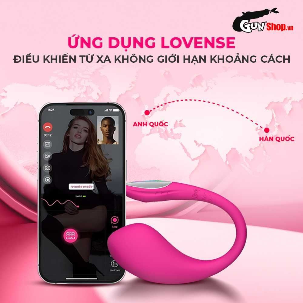 Trứng rung Lovense Lush Mini nhỏ gọn mạnh mẽ dễ dàng mang theo mọi nơi