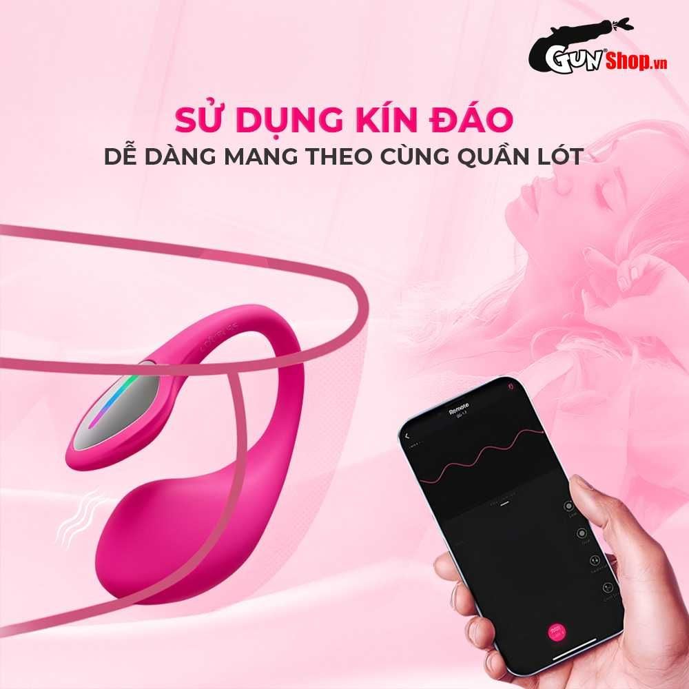 Trứng rung Lovense Lush Mini nhỏ gọn mạnh mẽ dễ dàng mang theo mọi nơi