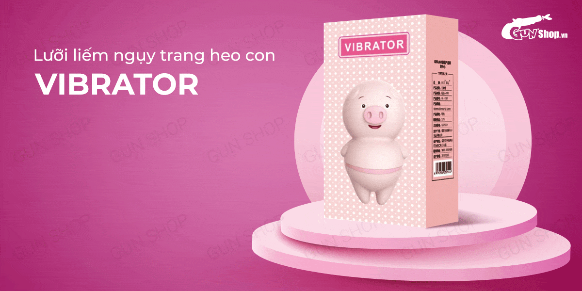 Máy rung lưỡi liếm heo con sạc nhanh cao cấp kích thích mạnh