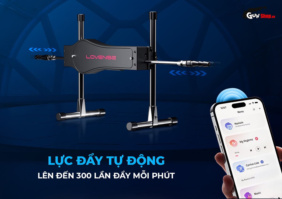 Máy Lovense Sex Machine tự động cao cấp trải nghiệm mê ly