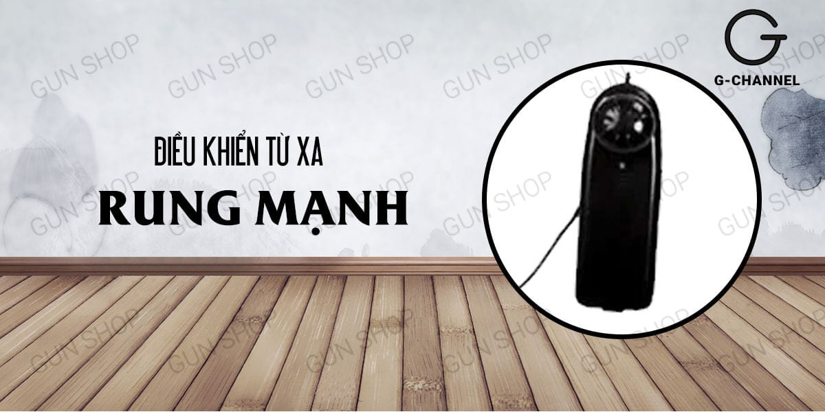 Dương vật giả 2 đầu có dây đeo rung Baile Strap-on siêu mềm