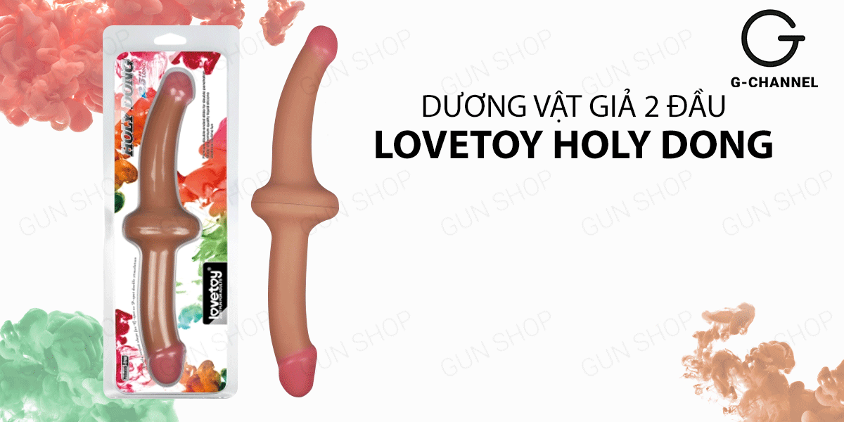 Dương vật giả 2 đầu Lovetoy đa chế độ rung dành cho cặp đôi