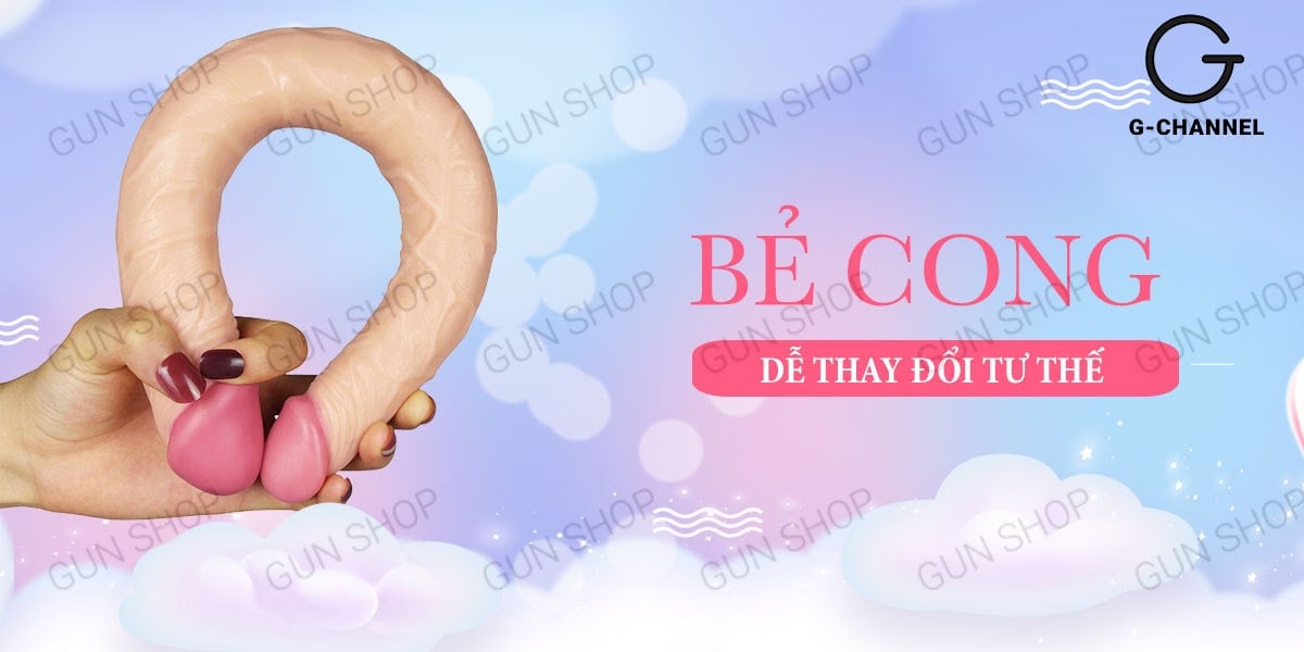 Dương vật giả hai đầu Lovetoy cao cấp cho cặp đôi