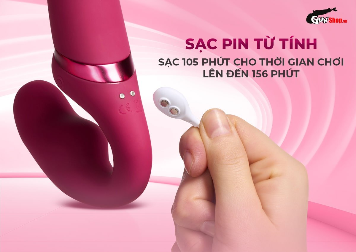 Lovense Lapis 2 đầu Dương vật giả rung mạnh silicon cao cấp