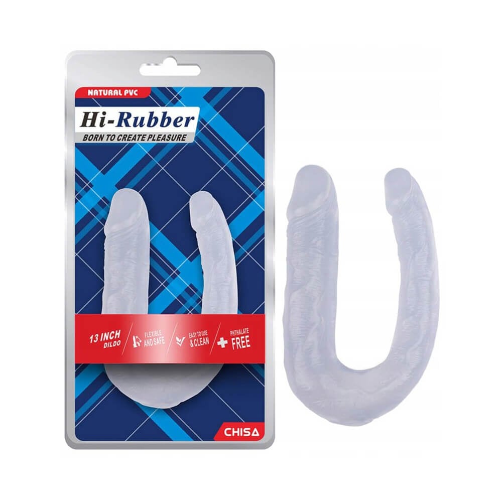 Dương vật giả 2 đầu Chisa Hi-Rubber 13 inch cho Gay Les 
