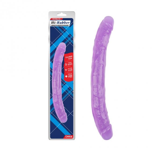 Dương vật giả 2 đầu Chisa Hi-Rubber silicon cao cấp an toàn da 