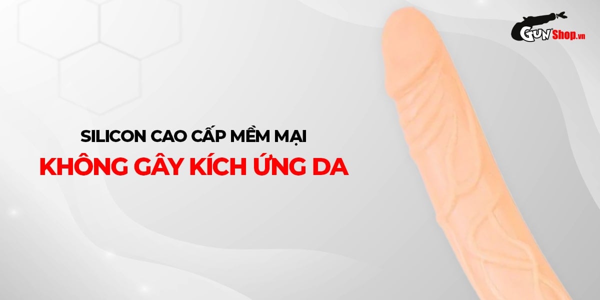 Dương vật giả 2 đầu silicon mềm mại uốn cong đa chiều