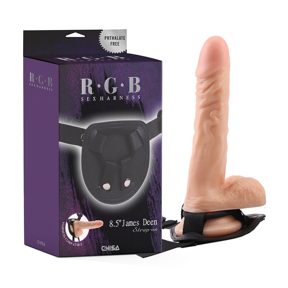 Dương vật giả dây đeo Chisa James Deen cao cấp 21cm siêu thực 