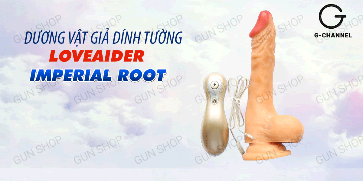 Dương Vật Giả Dính Tường Loveaider Imperial Root Kích Thích Mạnh Mẽ