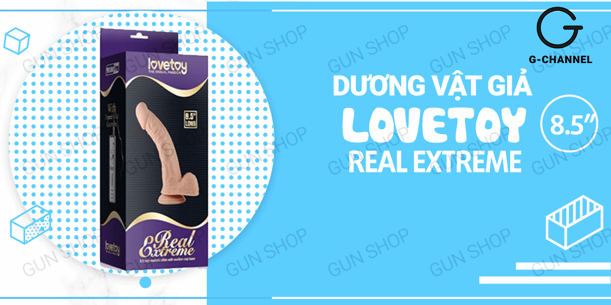 Dương Vật Giả Dính Tường 8.5 Inch Chân Thực Cực Mạnh Lovetoy