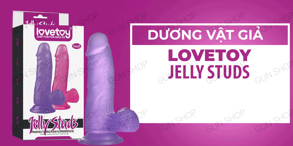 Dương Vật Giả Dính Tường Lovetoy Jelly Studs Kích Thích Mạnh Mẽ