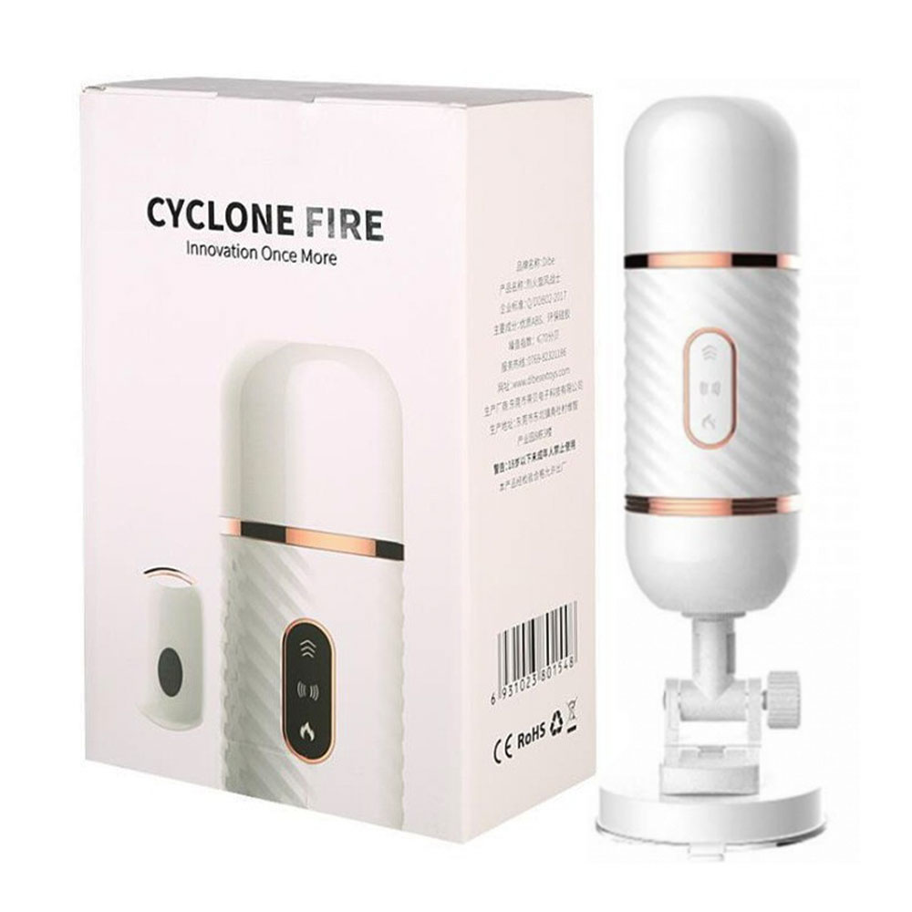 Dương Vật Giả Dính Tường Cyclone Fire Silicon Mềm Mịn Tự Nhiên 