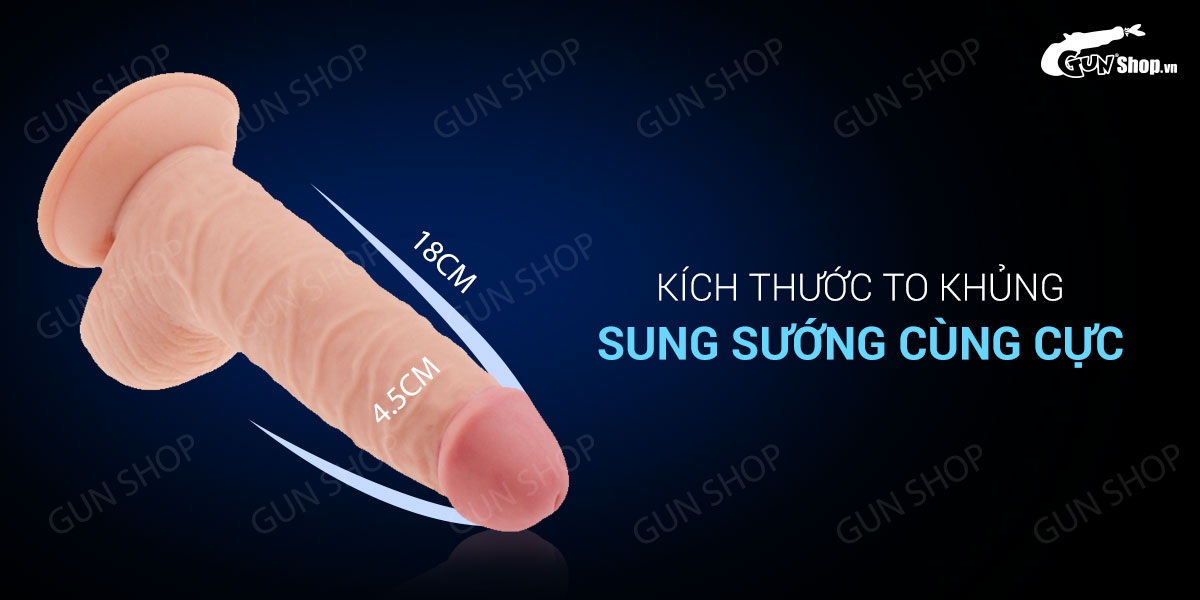 Dương Vật Giả Dính Tường Lovetoy Ultra Soft Mềm Mại 7.5 Inch