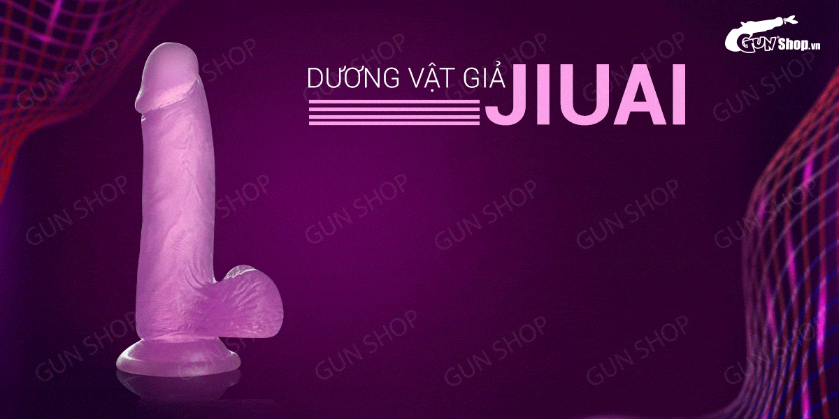 Dương vật giả Jiuai Siêu thật Dính tường Hút chặt Tăng khoái cảm