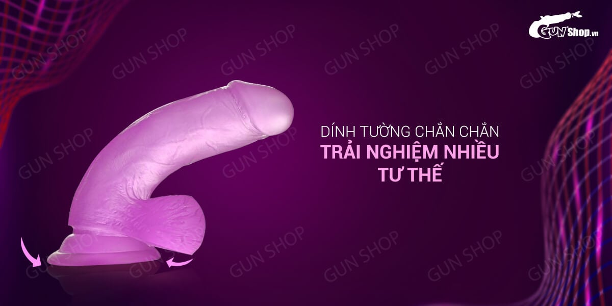 Dương vật giả Jiuai Siêu thật Dính tường Hút chặt Tăng khoái cảm