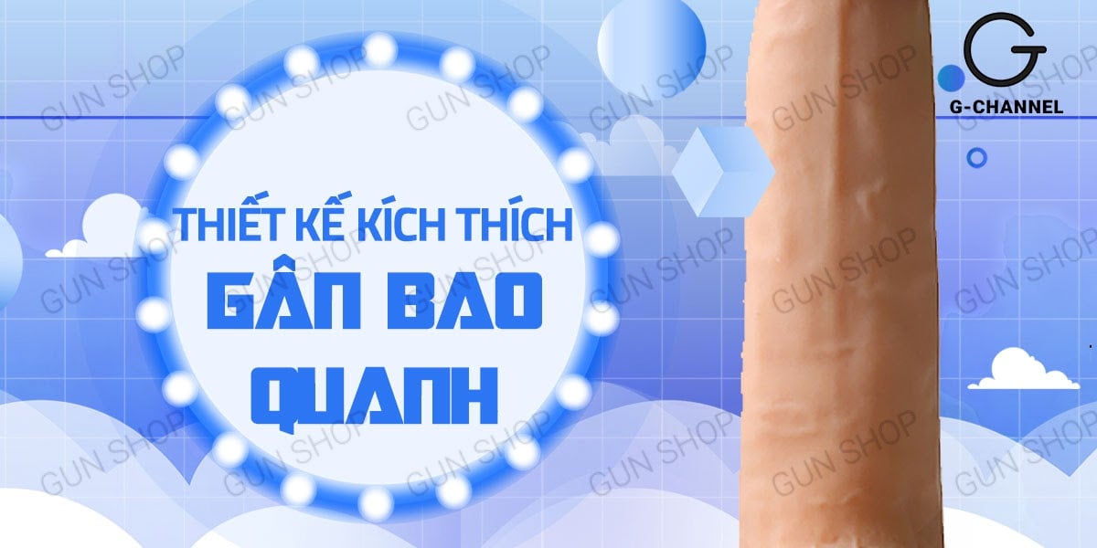 Dương vật giả Lovetoy Real Softee silicon mềm mại 10 chế độ rung an toàn