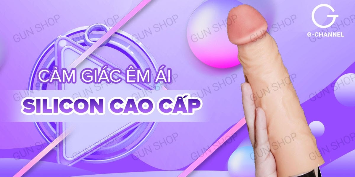 Dương vật giả Lovetoy Real Softee 8.3cm rung 10 chế độ silicon mềm mại