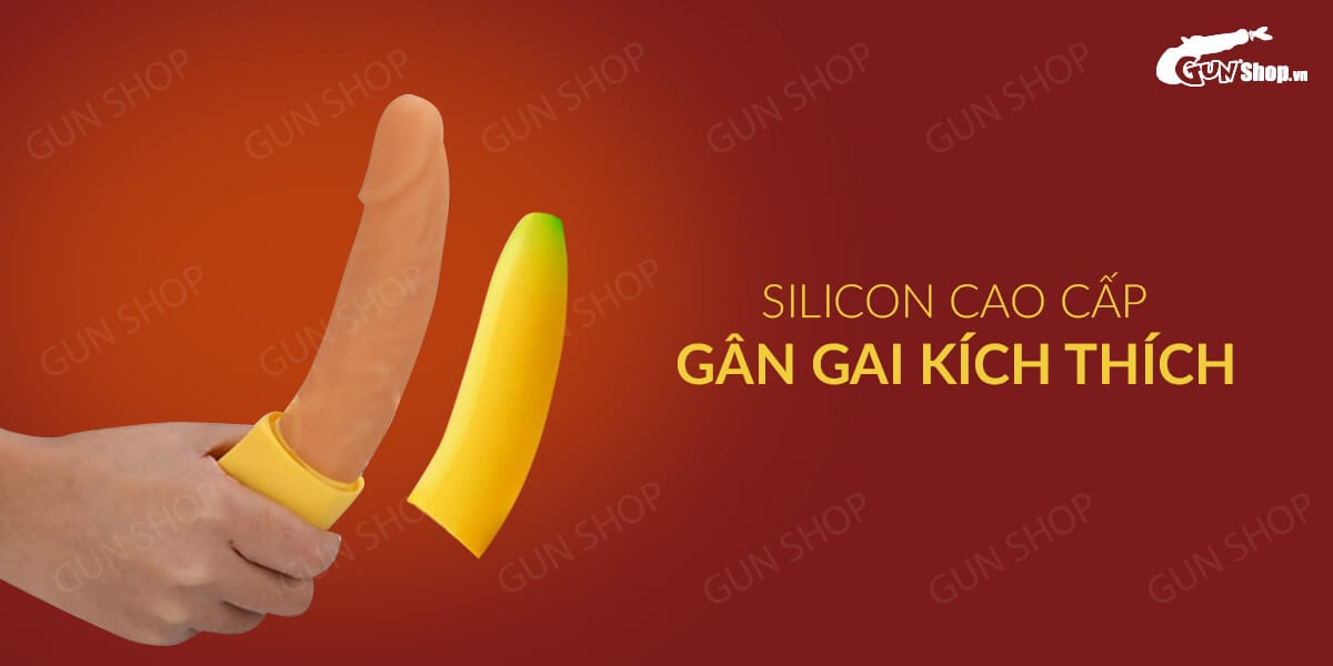 Dương vật giả Moylan ngụy trang Chuối rung 7 chế độ kích thích